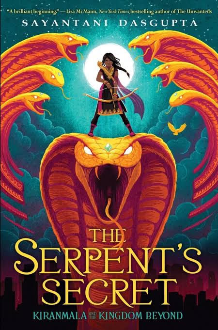  Day 8 The Serpent's Secret has a cover with some very bright and interesting colours that I had fun playing with  #AsianHeritageMonth  