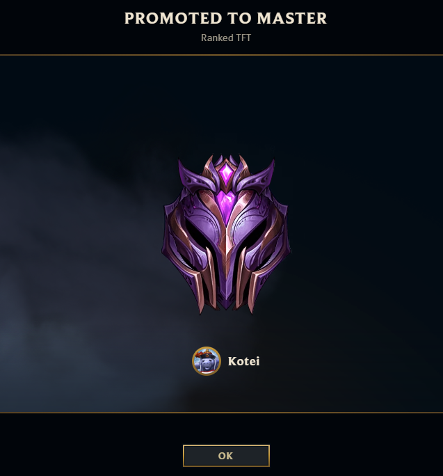 KoteiZousa's tweet photo. Mon rythme est toujours détruit mais je suis passé Master sur le smurf #DoubleMaster #PetitPrincedeTFT
Demain on va grind et tenter d'aller chercher le Challenger sur le main !
Et n'oubliez pas le showmatch de la Kcorp contre UoL à 18H 🕺 #KcorpFighting #BlueWall https://t.co/VXTszF7hiA