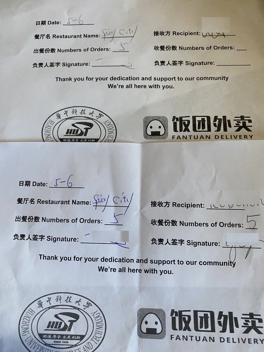 HustSeattle's tweet photo. Some delicious meals from Spicy City 锦绣成都, delivered  by FanTuan Delivery 饭团外卖 to Immediate Clinic Urgent Care yesterday! 
Supporting local small businesses and medical workers 🥰 Let's support each other during this difficulty time. #WeGotThisSeattle https://t.co/HRC5fLPmHg