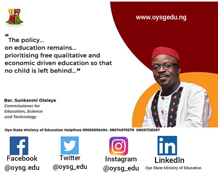samoloye_4's tweet photo. This is part of an alternative structure for learning at home, made available by His Excellency, Governor Seyi Makinde for all students, both in primary and secondary schools (public &amp; private) during this global crisis. https://t.co/0mz6KvE2mP