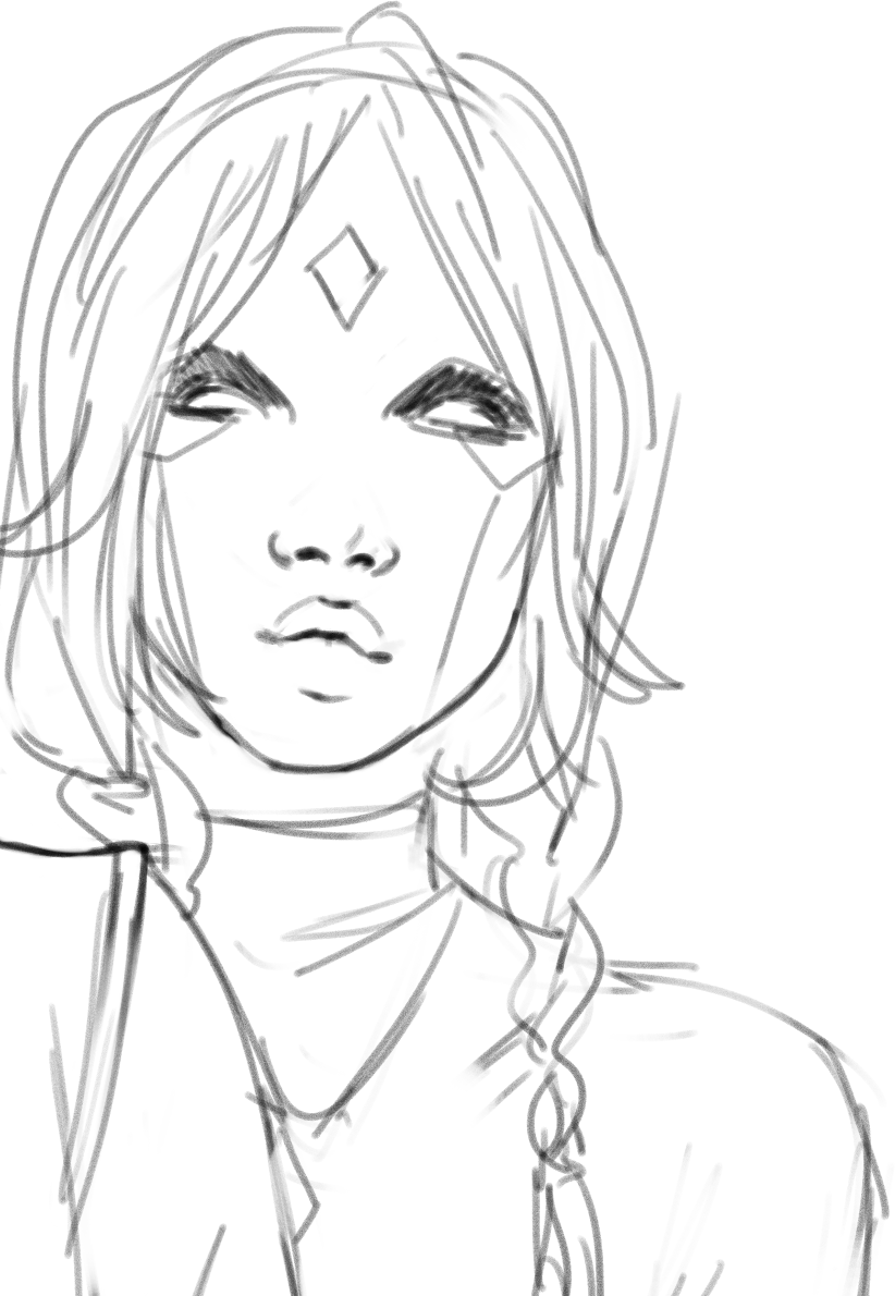 [WIP] i kinda dont have anything to post so here are some old sketches of viv vision...bc theyre still good 
