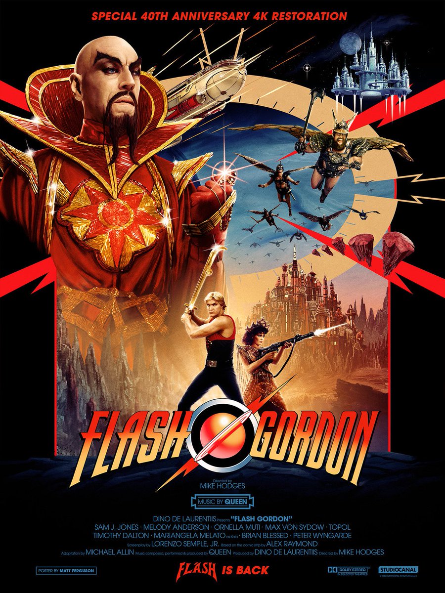 blogsuperheroes's tweet photo. Póster especial 40 aniversario de Flash Gordon

(Flash!... Ah-ah🎶) https://t.co/S39bcZN8iO