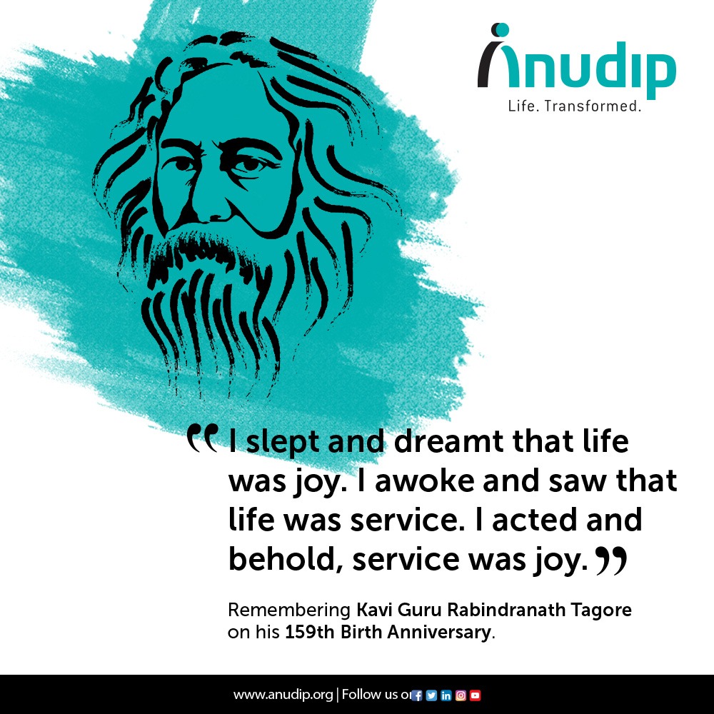 AnudipF's tweet photo. Celebrating the legend who led us all into "HEAVEN OF FREEDOM"!
#RabindraJayanti #workisservice #eachoneserveone #Tagore https://t.co/ohtXwSJp8t