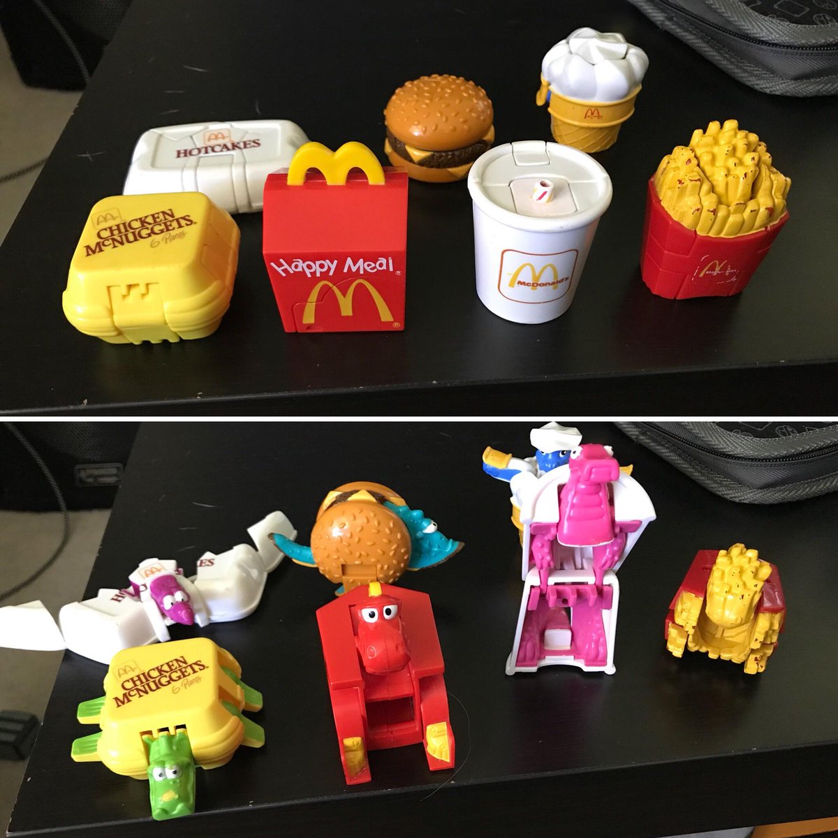 Anyone still have these McDonald's happy meal toys in a box with other old  happy meal McDonald's toys at your parent's house or is it just me? @ McDonalds #90s #McDonalds, image size:1200x1200