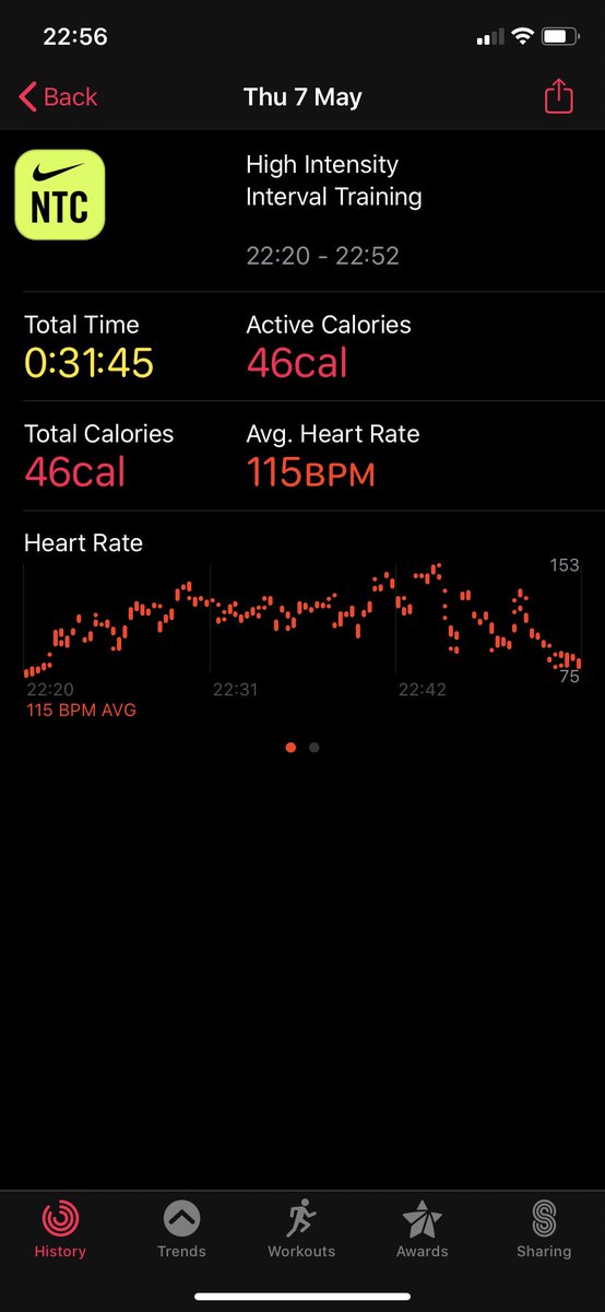 lander_cabrera's tweet photo. @teamnike hey. Is there something wrong with the app and watch?  I did a workout, but doesn’t seem to be recorded. And my watch marked 46 cals for a 31 min workout https://t.co/O52CLmYMnh