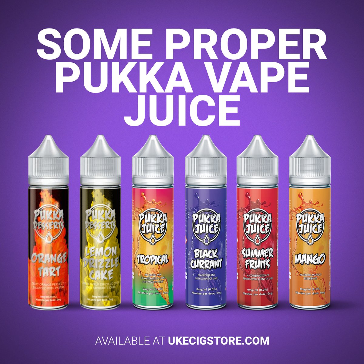 UKECIGSTORE's tweet photo. Pukka Juice a know for creating delicious tasting E-Liquids and with their flagship flavour of Blaze within the range you really will be in for a treat!🙌
https://t.co/yTBDHJgLtN
#vapecommunity #vapersworldwide #vapesociety #vapelife #freshandfruity #flavourvape #flavourchasing https://t.co/PAZxp65c6P