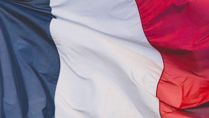 Drapeau de la France.