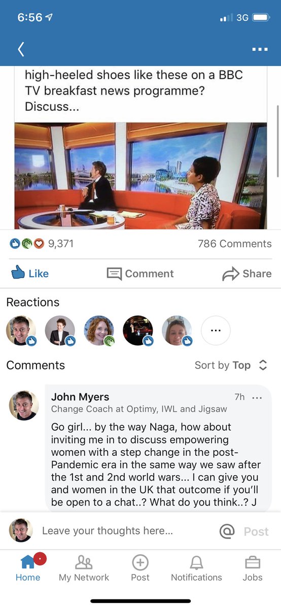 JohnMyersCoach's tweet photo. @BBCNaga loving your style.. So Strong..!! Connects so well..Can U and I chat soon on “Post-Pandemic Era” recovery ? https://t.co/R80FrD8eyw