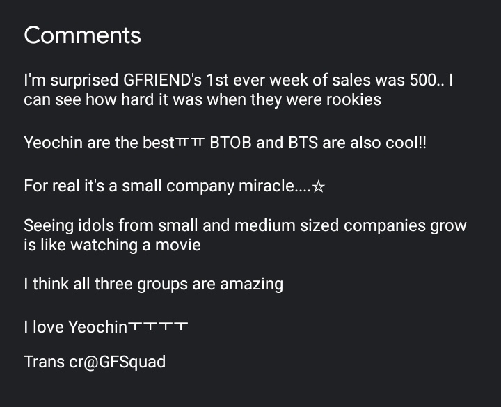 GFSquad__com's tweet photo. [Pann-Popular] Idol Growth (Bangtan,
 Yeochin, BTOB)

OP compiled various growth progress.
149 Upvotes 👍🏼

Comment: Yeochin are the bestㅠㅠ BTOB and BTS are also cool!!

Source: https://t.co/0AO5iPY843

@GFRDofficial #GFRIEND #여자친구 https://t.co/MDFsyizLeZ