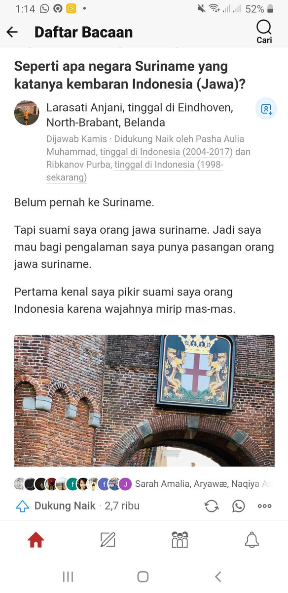 victoriayovita's tweet photo. Seperti apa negara Suriname yg katanya kenbaran nya Indonesia?

A thread from Quora 

Menarik banget 😁 https://t.co/nIeA4JCa7l