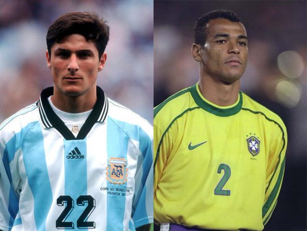 90sfootball's tweet photo. Which of these legends would you have preferred at your club? 

Retweet for Javier Zanetti
Favourite for Cafu https://t.co/5Rj0GVhcpC