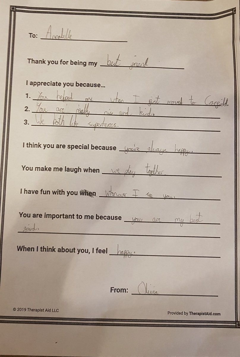 lisabushnell82's tweet photo. @ClivetheCrane A little idea for everyone: Ask your children to write a little note to someone they appreciate. It can be anyone - a friend, teacher, family member, the list is endless! https://t.co/TlCw7mD2Pb