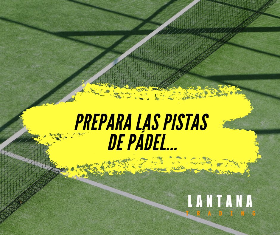 Lantana Trading (@lantana_trading) on Twitter photo 👉 Prepara las pistas de pádel...
🌐 maquinariaparacespedartificial.com
📧 info@lantanatrading.com
-
#céspedartificial #padel #clubdeportivo #clubdepádel #clubdetenis #empresademantenimiento #ayuntamiento #patronatodeportes #polideportivo 👉 Prepara las pistas de pádel...
🌐 maquinariaparacespedartificial.com
📧 info@lantanatrading.com
-
#céspedartificial #padel #clubdeportivo #clubdepádel #clubdetenis #empresademantenimiento #ayuntamiento #patronatodeportes #polideportivo