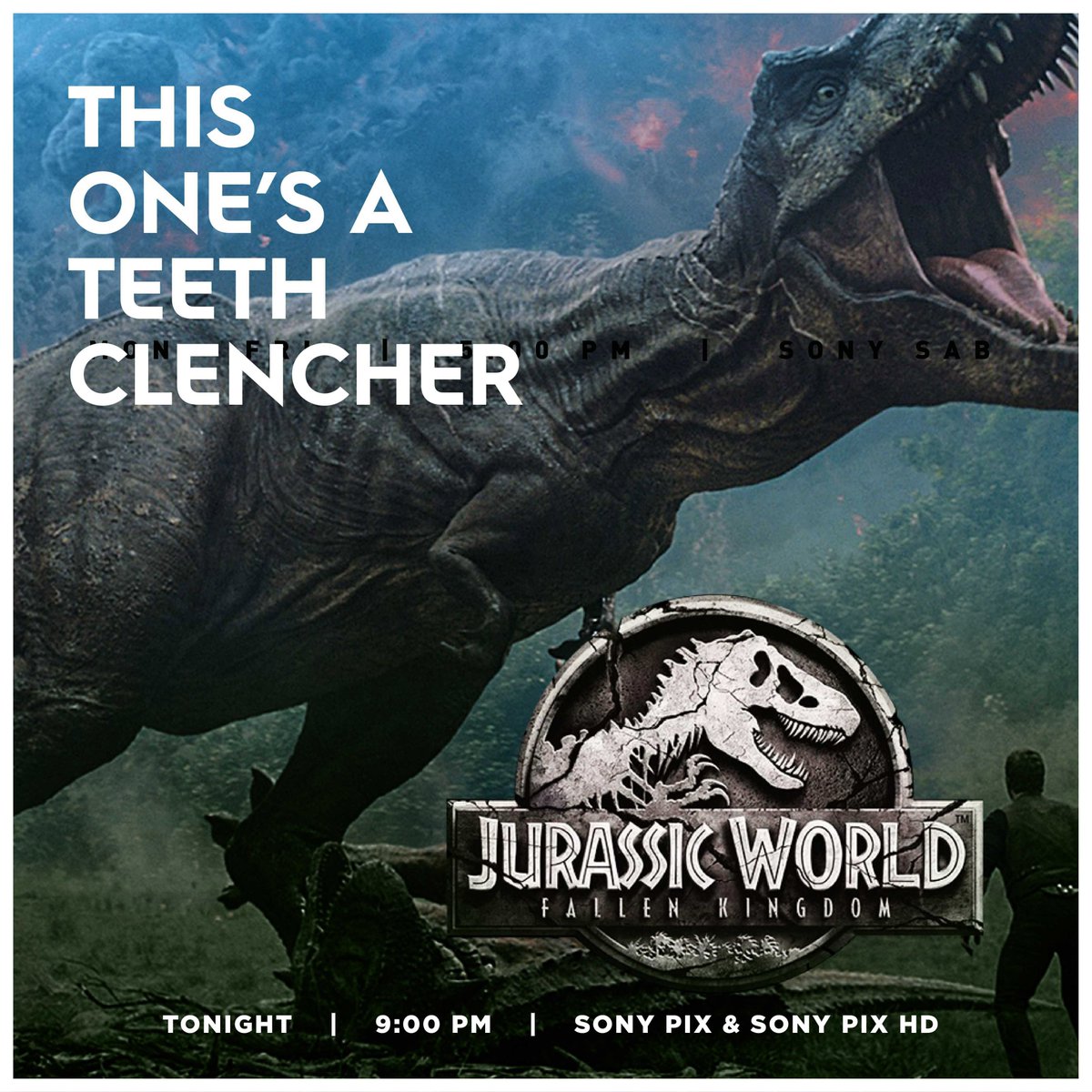 sitinetworks's tweet photo. Catch the latest edition of the Jurassic series… On your SITI Networks #JurassicWorld #FallenKingdom #SonyPIX #SonyPIXHD https://t.co/01y8Eg4T7y