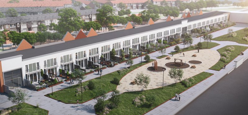BanBouw's tweet photo. In het centrum van Waddinxveen komt nieuwbouwproject ’t Gouwe, bestaande uit 23 terraswoningen. Een project dat ontwikkelt is door @MRPDEV ism met #RezidenzDevelopment en waarbij wij verantwoordelijk zijn voor de bouw van deze bijzondere woningen. https://t.co/PXpFjyNvf7 https://t.co/378J2Neki7