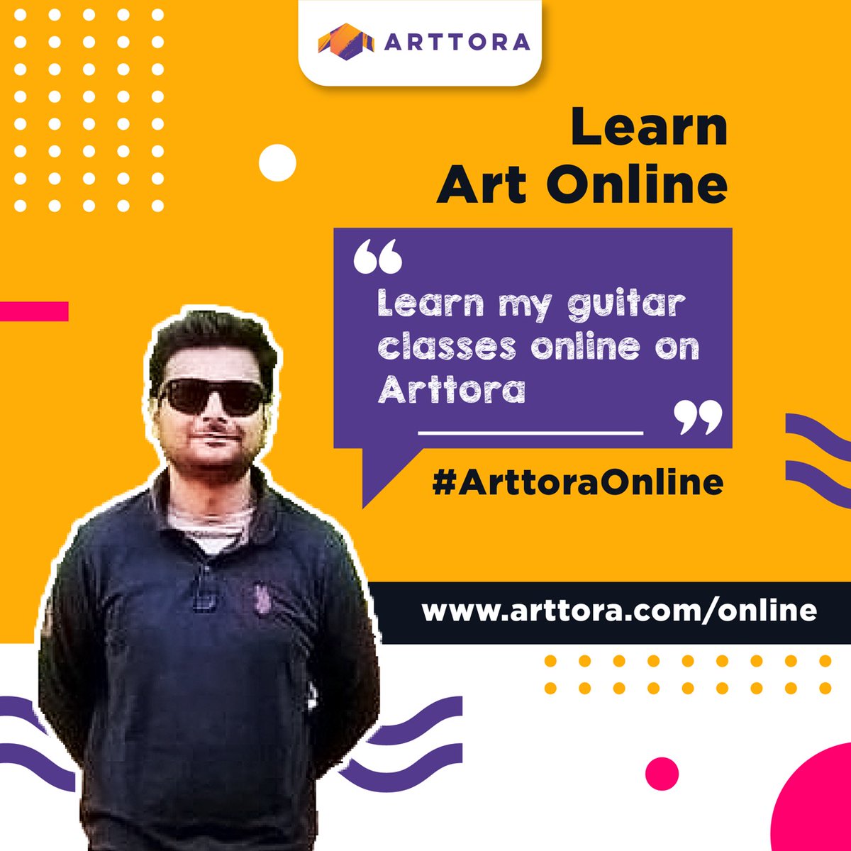 dinuminator's tweet photo. Aspire to become a guitarist...? 
Learn my guitar class online only on Arttora and become the expert that you always wanted to be.
Arttora is one of a kind platform to learn different artforms online from the best artists anytime &amp; anywhere
Join Now: https://t.co/aielX6FUWq https://t.co/QdPIQ49y8v