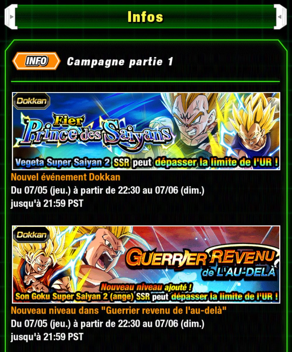 Yangipedia On Twitter Xp X3 Dans Les Quetes Missions Limitees Goku Rush Avec 9 Nouvelles Categories Voir Missions In Game Battlefield V19 15 Mai 8h30 Portail Monotype Pui Eveil Dokkan De