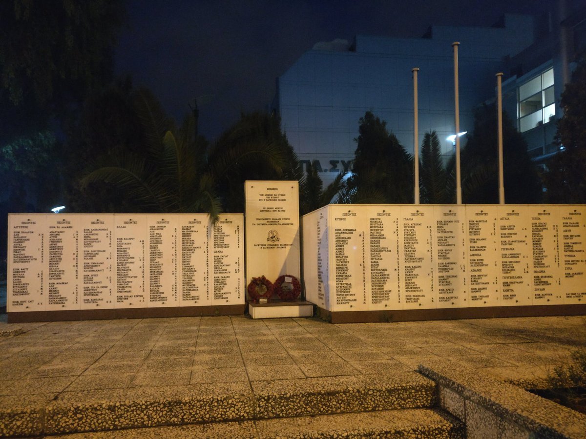 eevriviades's tweet photo. World War II memorial erected in 1995 by the #Cyprus Veterans' Association ...
#LestWeForget #VEDay #VE75 #VEDay75 #VEDay2020 #VEDayAtHome #Remembrancer #CyprusRegiment #Regiment #sacrifice #RIP #heroes https://t.co/bbe7FKtqwJ