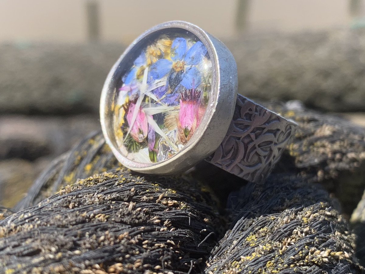 New botanical jewellery range available. Please go to etsy.com/uk/shop/EcoOct… Lynda x #shoreham #artist #botanical #flowerring #artistopenhouses #brighton #handmade