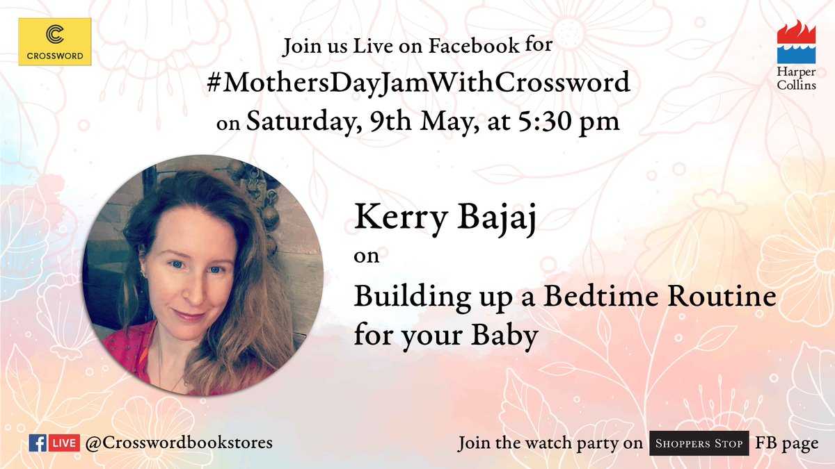 crossword_book's tweet photo. Join us for this exciting live session tomorrow on our FB page at 5:30 PM
#CrosswordBookstores #MothersDayJamWithCrossword #MothersDay #AuthorLive #BookLovers https://t.co/ncMppJHzrO