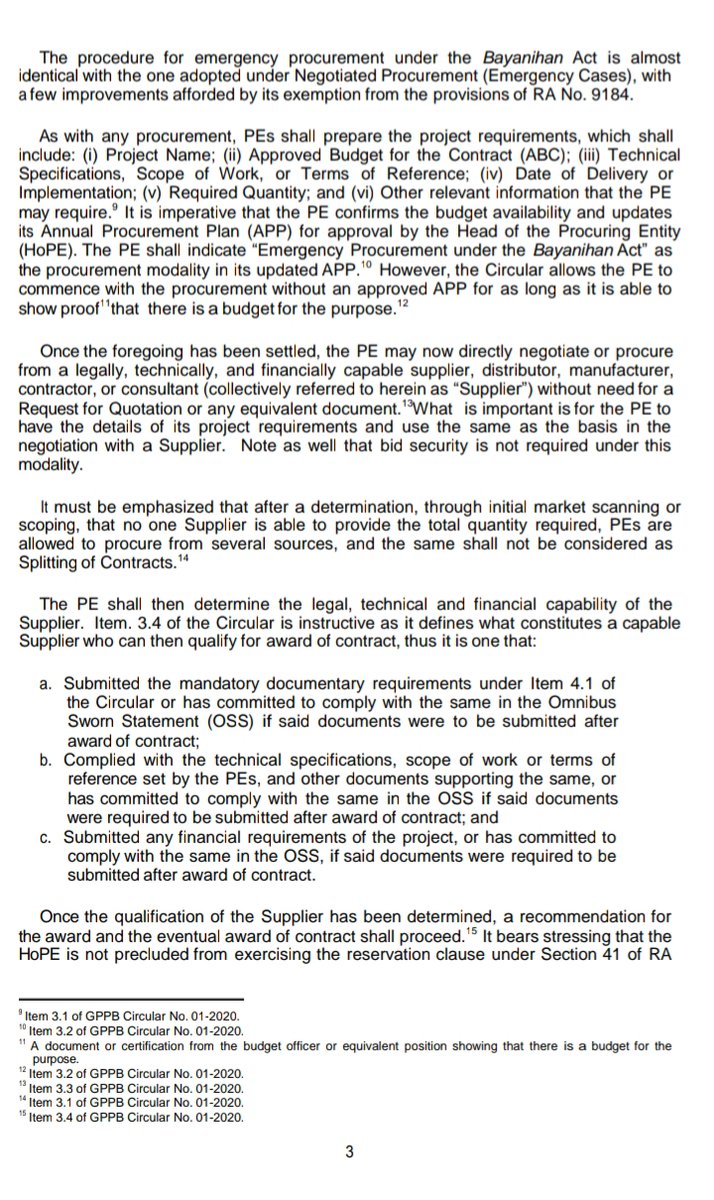 GPPBTSOph's tweet photo. GPPB-TSO NPM 04-2020
Emergency Procurement under Republic Act No. 11469 or the Bayanihan to Heal as One Act
See link for the fulltext:
https://t.co/E9mqSi4CdJ
#BayanihanProcurement
#ResponsiveProcurement
#GPPB_TSO https://t.co/gDTgZxMnm2