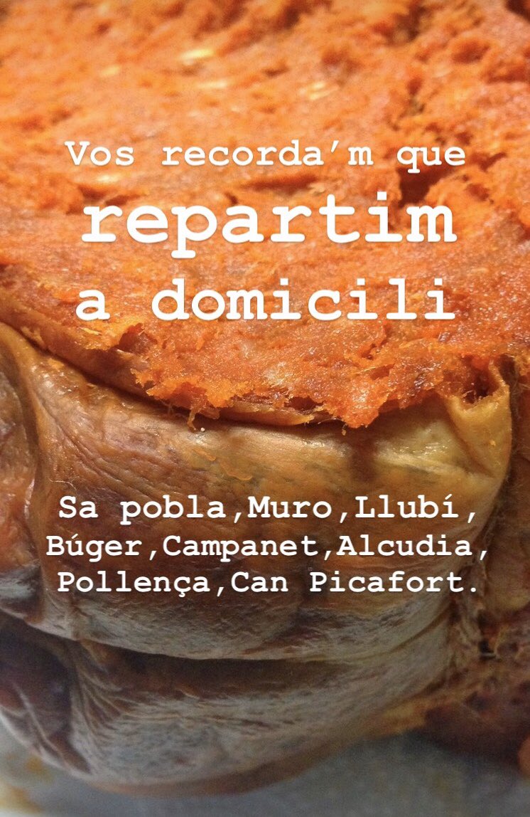 tonipons13's tweet photo. @crestaig 
#capritxod’or #rubiagallega  #llangonissa #sobrassada #embotitsartesans #senselactosa #sensegluten 
#RubiaGallegaPremium #Frisona #TerneraGallega #Picanha #DryAged #Carnmadurarda #BeefPremium #Carnsdequalitat #vinsdequalitat #vi #vino #wine #Sensefiltres #Sapobla https://t.co/bk5AFsp0oZ