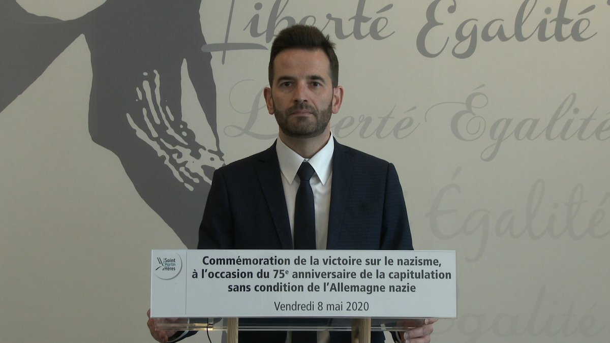 #SaintMartindHeres
En raison du contexte sanitaire, la cérémonie de commémoration de la victoire sur le nazisme, , ne pouvant se tenir, David Queiros, maire de Saint-Martin-d’Hères a choisi d’enregistrer son discours et de le diffuser par voie numérique.
➡️bit.ly/2LcWVuB
