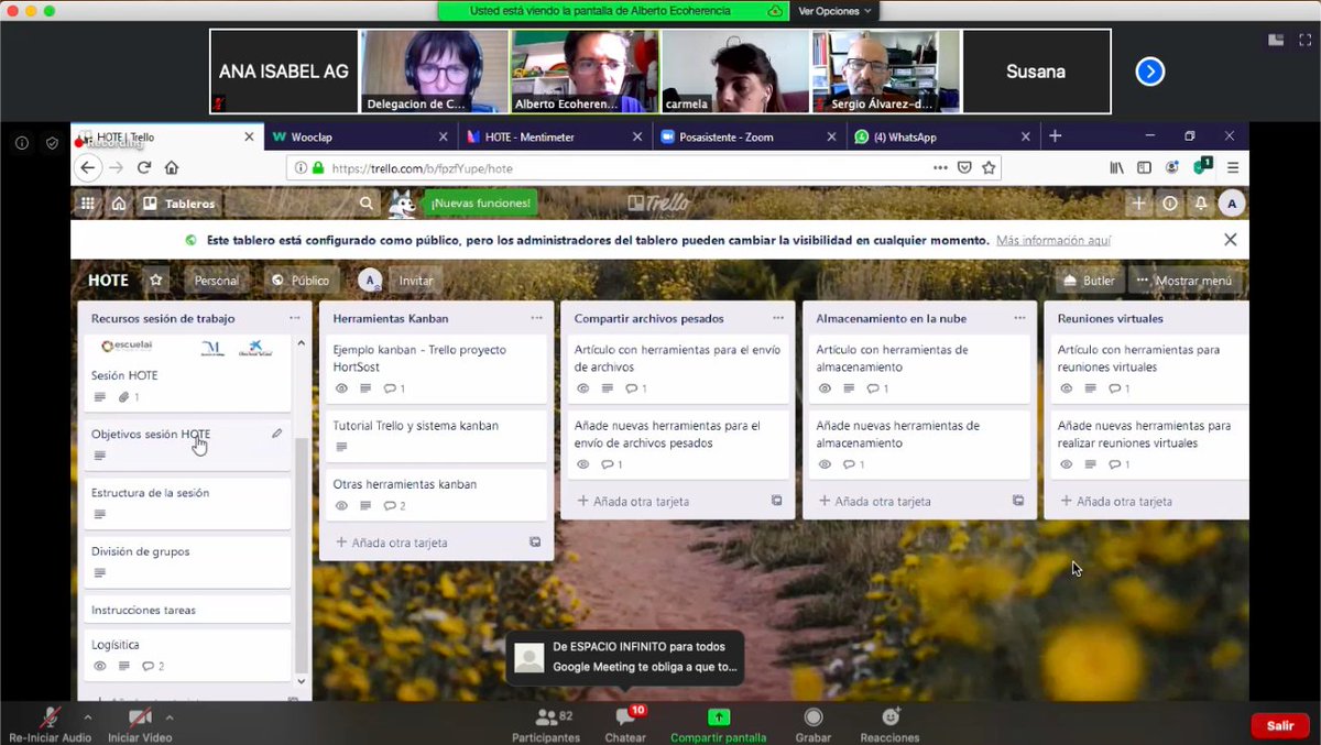 Seguimos en contínua formación para ofrecer a nuestros usuarios las mejores herramientas. Formación online sobre herramientas online para el teletrabajo en equipo, o para nuestro día a día.
Pregúntanos.

#GuadalinfOnline <a href="/RedGuadalinfo/">Vuela Guadalinfo</a> <a href="/Manuel_DT/">Manuel Rodríguez</a> <a href="/lanoria_mlg/">La Noria</a>