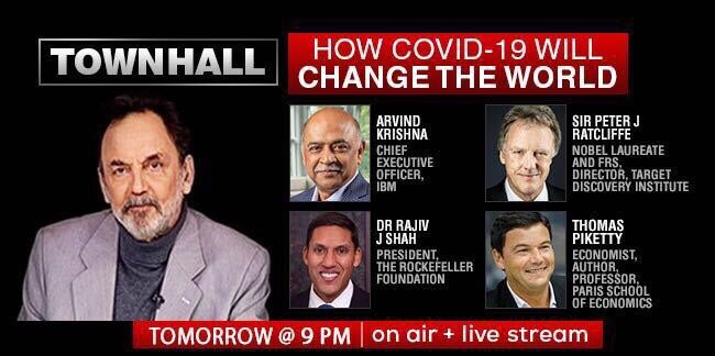 @PrannoyRoyNDTV <a href="/ArvindKrishna/">Arvind Krishna</a> in conversation on how #technology can fight #COVID19. 
Livestream link: ndtv.com/video/live/cha…
Date &amp; Time: May 8 <a href="/9pm/">9pm</a> IST.
<a href="/Arunspeak/">arun kumar</a> <a href="/antok2908/">Antonetta</a> <a href="/dubeyanushri/">Anushri Dubey</a> <a href="/madhumitaphukan/">Madhumita Phukan</a> <a href="/saraswati1984/">Saraswathi Mohan</a> <a href="/SowmyaRaj/">Sowmya</a> <a href="/supriyakar/">Supriyaranjan Kar</a> <a href="/tuhinapandey/">Tuhina Pandey</a> <a href="/ZarinDarashaw/">Zarin Darashaw</a>