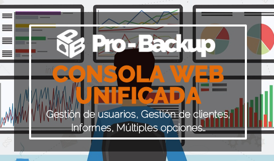 IdataSQP's tweet image. Vamos a presentarte un nuevo punto fundamental de nuestra solución de #Backup profesional a 360° #ProBackup: Consola Web Unificada. La idea de una solución a 360° es de tener la posibilidad de acceder y de controlar todo desde el mismo lugar 👉bit.ly/3dsnoAu