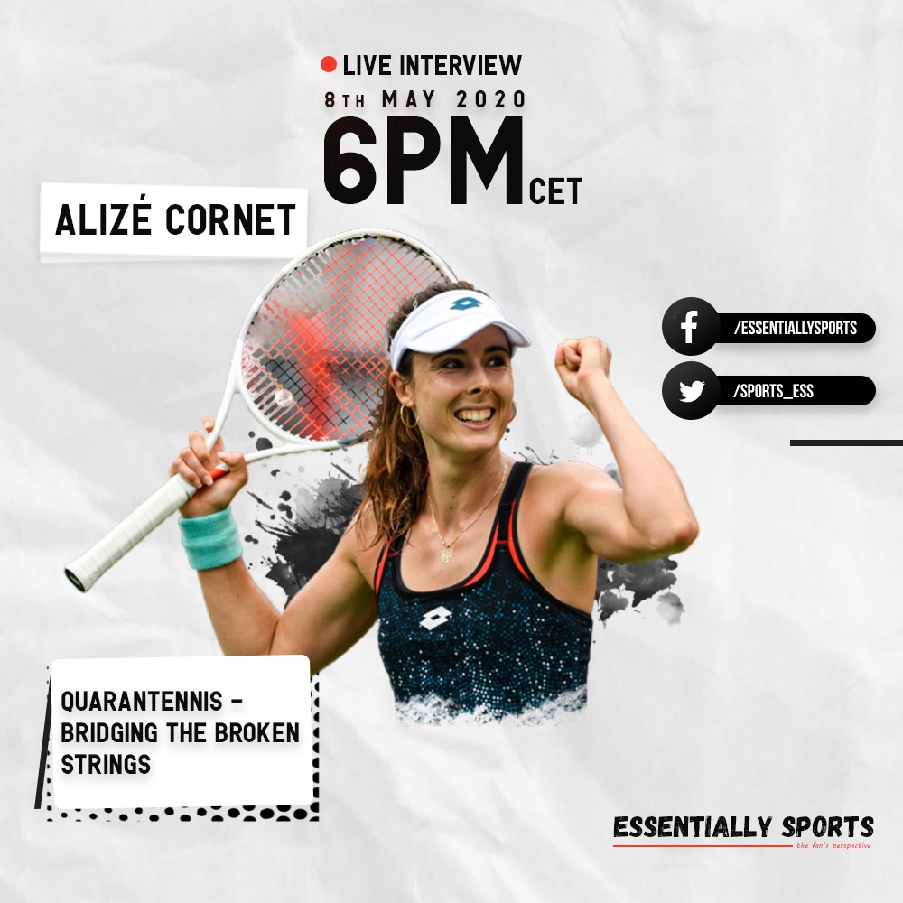ES_sportsnews's tweet photo. Today we have @alizecornet, former World No.11, and former French Open Junior Champion streaming in live exclusively for the fans.
Tune in at 6 PM CET and send us your questions :)
#fansawait #quarantennis https://t.co/Gei7cLTMMV