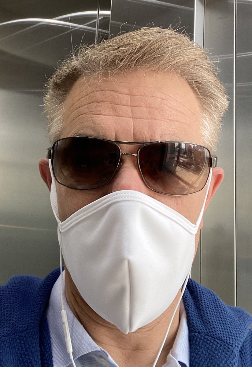 OlaRollen's tweet photo. Happy Friday everyone!! By now we now why we wear them. Not for us but out of consideration for others! Can I get some cool creative mask pictures? #wearingmasks https://t.co/ST24KL6oFi