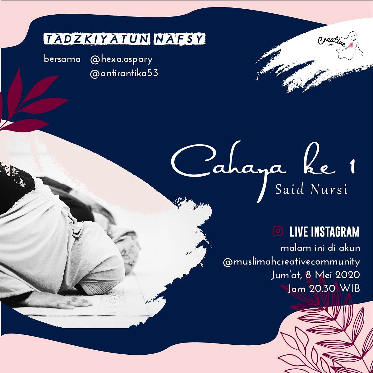 HexayaniA's tweet photo. Yuk re charge Iman
Sucikan hati di bulan yang Suci.. 
#dirumahaja 
#Ramadan2020 
#Ramadan https://t.co/V747fBZ3q9
