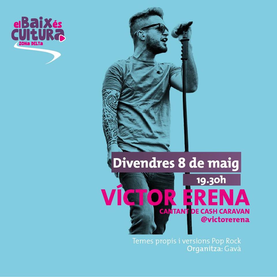 elbruguers's tweet photo. #ElBaixÉsCultura el primer festival comarcal ‘on line’ amb més de 100 actuacions en directe a Instagram🎤🎧🎼Avui, per part de #Gavà, actuacions de  @Los_manoplas i @VictorErena  https://t.co/GaFNGRlZ0F https://t.co/yrT4RCyXnZ