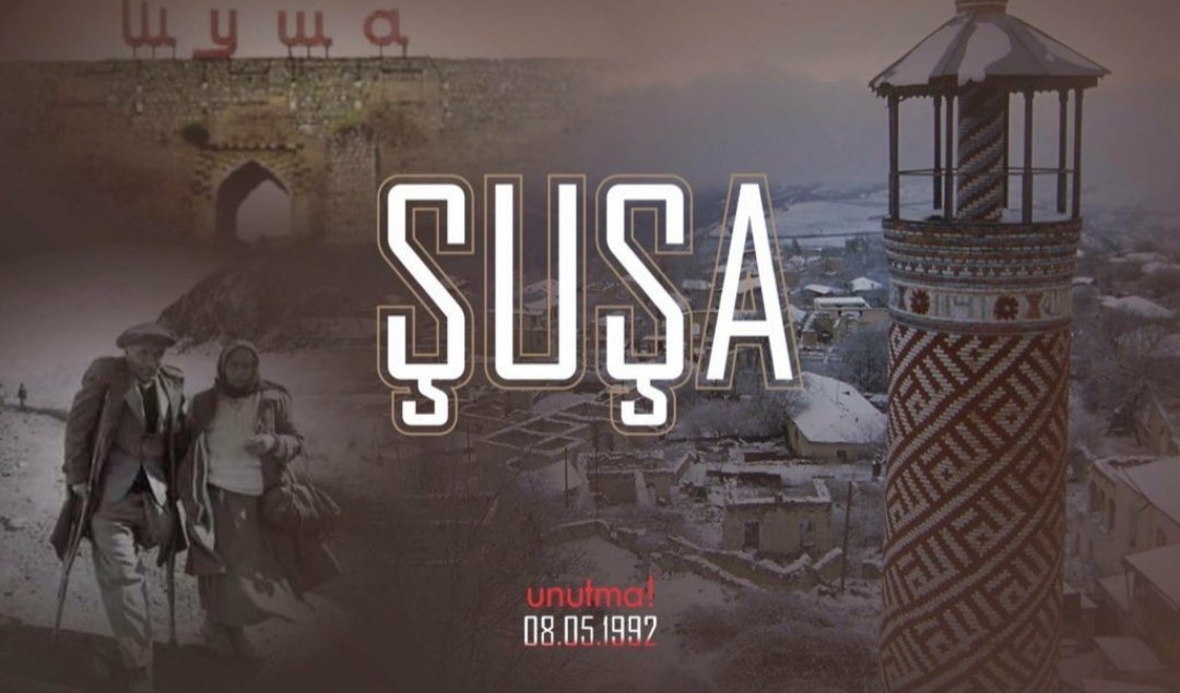 ElchinMeh's tweet photo. 28 years passed since the occupation of #Shusha city of #Azerbaijan by armed forces of #Armenia
#ArmenianTerrorism #ArmenianOccupation #ArmenianSeparatism #ArmenianAggression #RespectUNSCresolutions #JusticeforAzerbaijan https://t.co/uUoiijPTxh