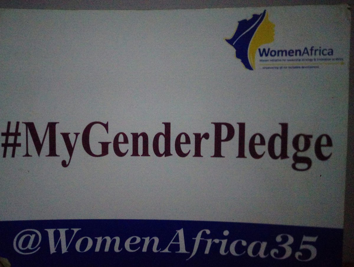 WomenAfrica35's tweet photo. As the strategies of unlocking the world gains global traction Women Africa @WomenAfrica35 shall continue to invest in the projection of one of its most successful campaigns of recent. #MyGenderPledge tells our story of ensuring that every woman's potential is maximised for all https://t.co/Idsu3pXsxl