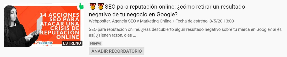 SeoMapi's tweet photo. Hoy estrenamos vídeo a la 13h🙌💃 @WebPositer https://t.co/Zr9AaPcrPG