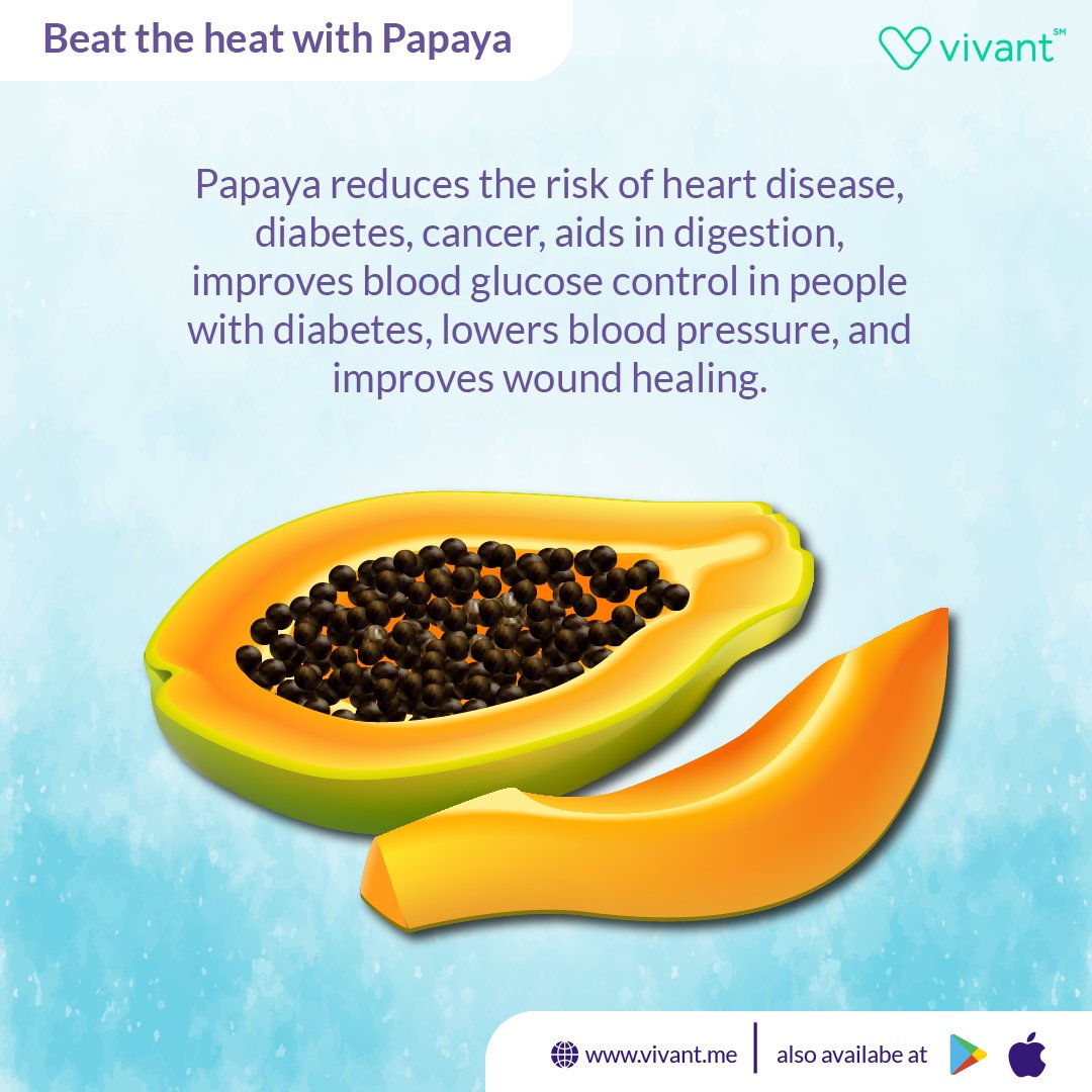 It's summer already. Have you eaten a Papaya yet?

#papaya #summertume #stayhealthy #vivant