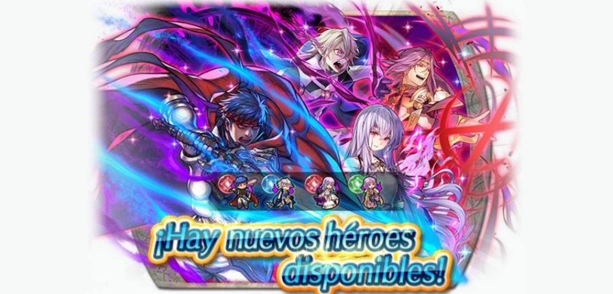 FEHeroes_ES's tweet photo. Nuevo héroes: #PesaresLóbregos | #FEHeroes #ESP
(Disponible hasta el 29/5, antes del reset)
Los protagonistas de este #bannerFEH son:
-«#Ike» : Fervor Desatado.
-«#MCorrin» : Sangre Colérica.
-«#Julia» : Alma Usurpada.
-«#Lyon» : Rey Demonio. https://t.co/oWGlrfQbG0