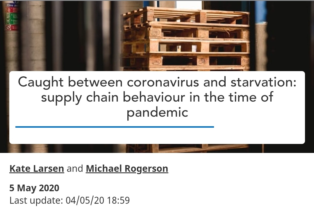 New on the #BHRJ Blog! Kate Larsen and Mike Rogerson analyse corporate #supplychain behaviour amid the #coronavirus pandemic, highlighting the effects of #COVID19 on worker's rights in the Asian garment manufacturing sector: cambridge.org/core/blog/2020… @CSR_Michael <a href="/katieAL/">Kate A Larsen 李可婷</a>