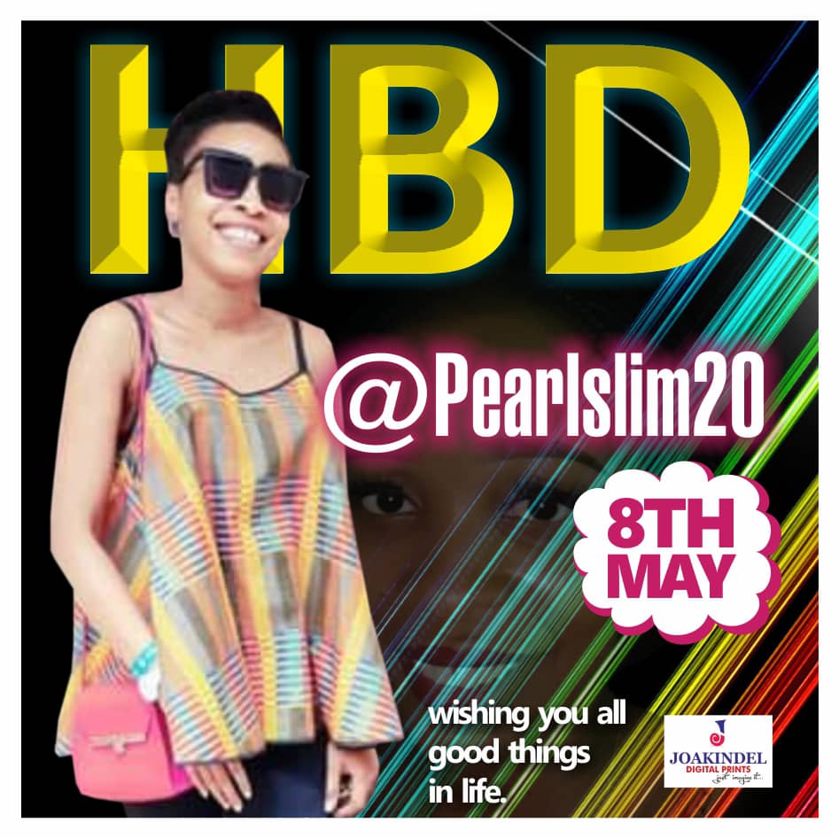 joakindel_DP's tweet photo. Happy Birthday to a damsel with a golden heart. 

I wish you success and blessings that encompasses all ramifications. 

Stay calm, have fun my #BooOfLife today and forever as heaven is assured. https://t.co/H4DxoVzRqg