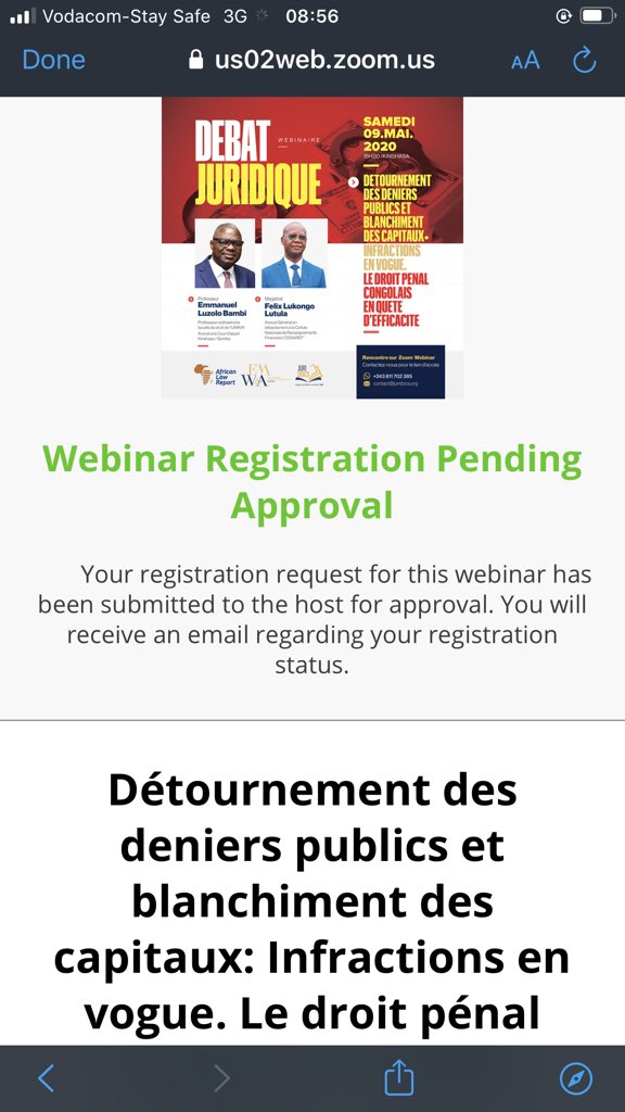 EMWAssociates's tweet photo. It's happening tomorrow!
09th.May.2020 (Saturday)
15:00 (Kinshasha time)

There are only a limited number of places available for this LIVE webinar due to the capacity of the software.
 
So make sure to sign now @: https://t.co/FXd7yDMPBH

See you tomorrow!
Stay Safe,
#EMWA https://t.co/lxN8OuHGHp
