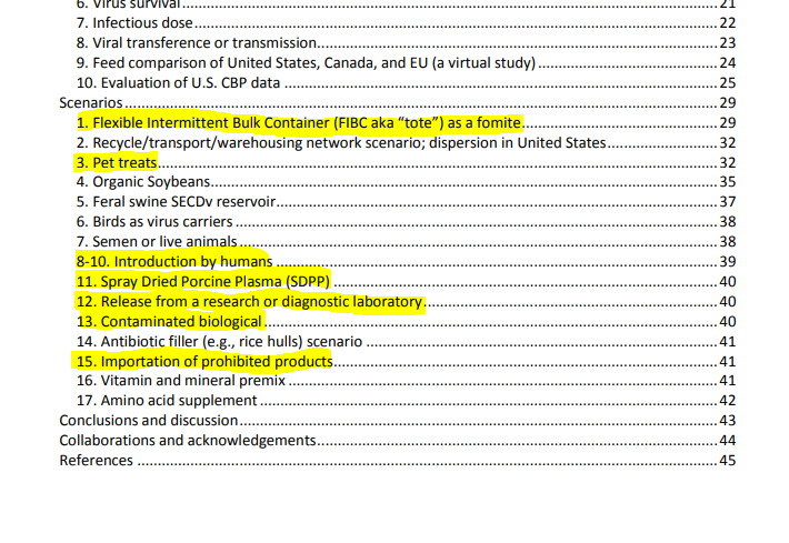 12/April 2013"Cases of porcine epidemic diarrhea (PED) were first diagnosed in the United States (U.S.) beginning inApril 2013."Swine Enteric Coronavirus Introduction to the United States: Investigation Report https://www.aphis.usda.gov/animal_health/animal_dis_spec/swine/downloads/secd_final_report.pdf