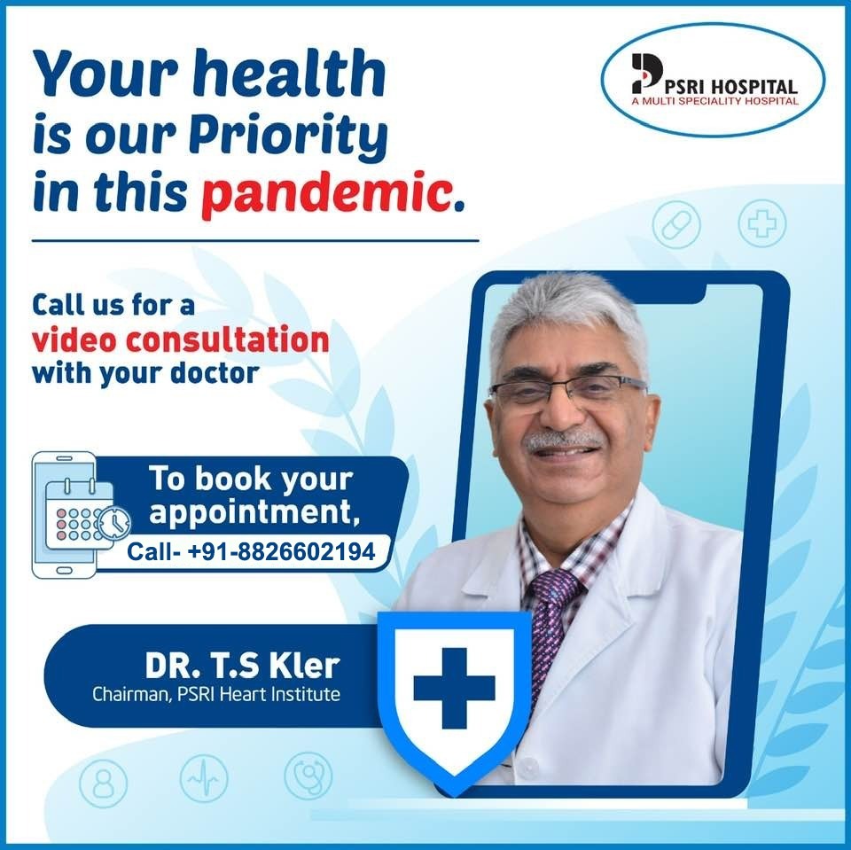 dr_ts_kler's tweet photo. #Covid has brought new challanges for our patients
To help them maximum possible we have started telemedicine services at our hospital ( #PSRI )

#HealthcareHeroes  #Healthcare #India #Delhi #COVID19India #Covid_19 #Covid_19india #India  #Cardiology #NewDelhi #pandemic https://t.co/zE9wYQVr10