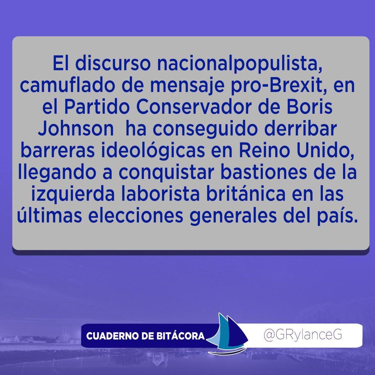 LaNaoCom's tweet photo. ¿Cómo está el nacionalpopulismo en Europa? La primera parte del análisis de @GRylanceG a Francia, Portugal y Reino Unido. ¿Cuál es la actualidad de nuestros vecinos europeos con respecto a esta problemática? #CuaderdeBitácora #Nacionalpopulismo https://t.co/CNKAmbtwby https://t.co/o3sCNANgnx