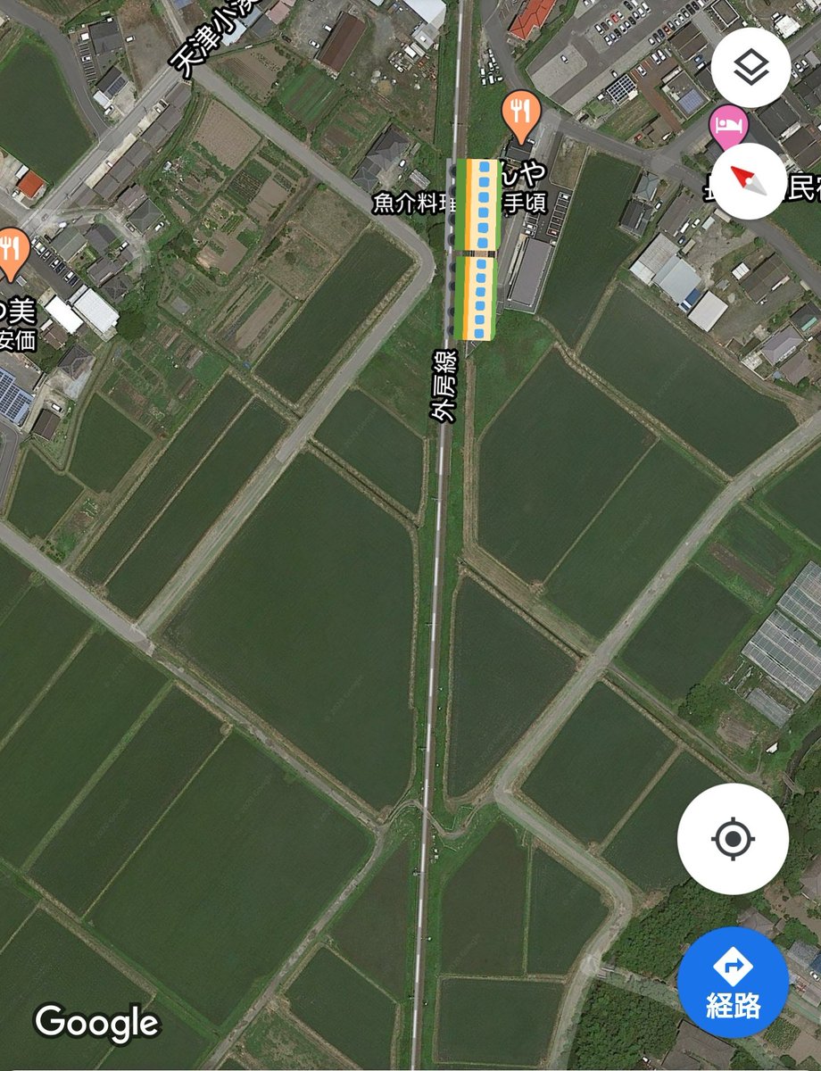 しょうちゃん 手前の踏切が怪しいけど 自動車とぶつかった形跡もないしなぁ