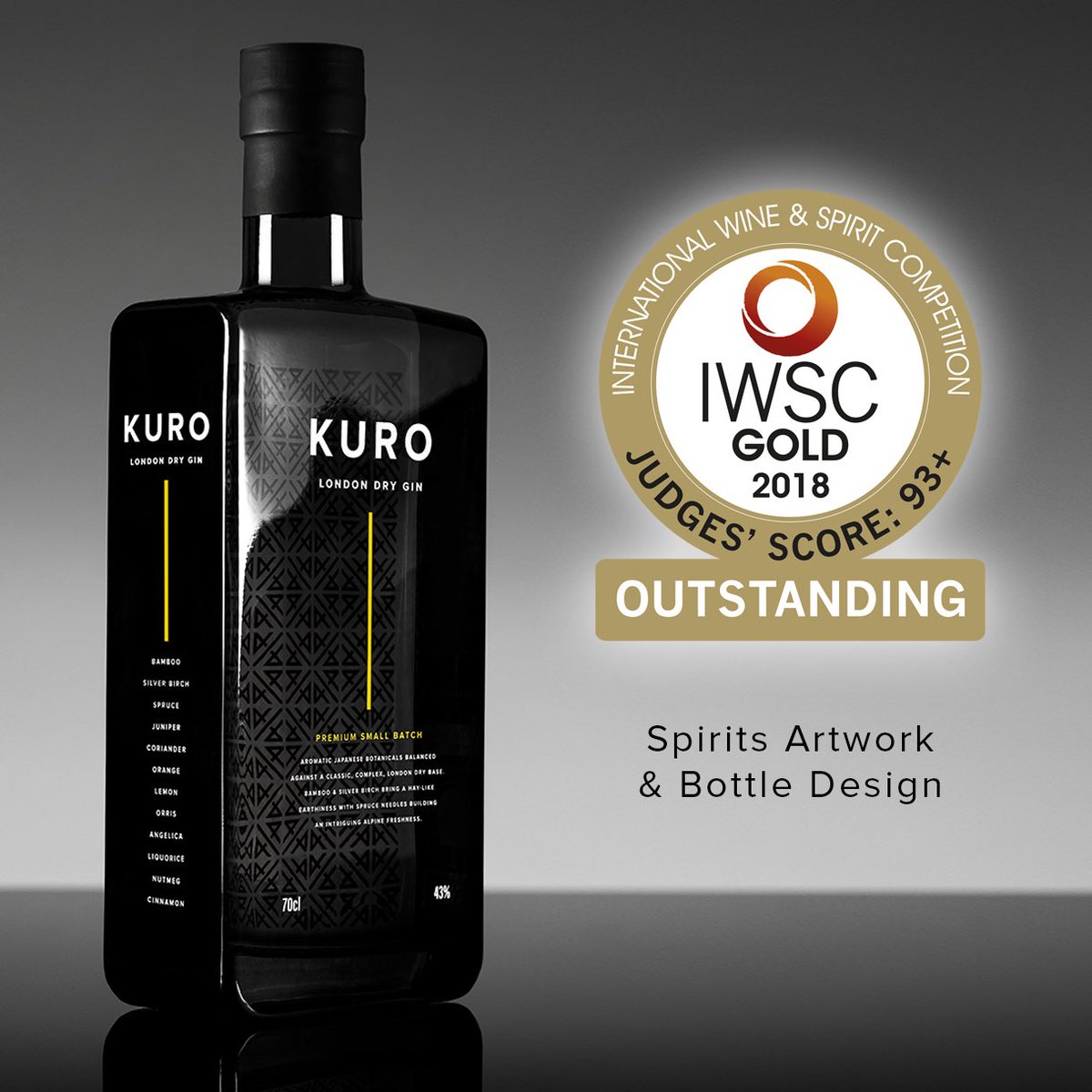 Day 8 #ginadaymay by <a href="/gin_a_ding_ding/">Gin A Ding Ding</a> 
—————————————
B O T T L E 
—————————————
Our award winning bottle was designed by me!! I’ve been a designer for over 17 years and still design every day. 

We won a Gold Outstanding for our bottle design from <a href="/theIWSC/">IWSC - International Wine & Spirit Competition</a> #gin #design