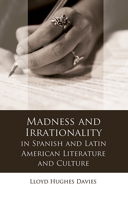 UniWalesPress's tweet image. Pre order 'Madness and Irrationality in Spanish and Latin American Literature and Culture' and get 20% off with the code IBLA20 #SLAS2020 bit.ly/3fiG8Ei