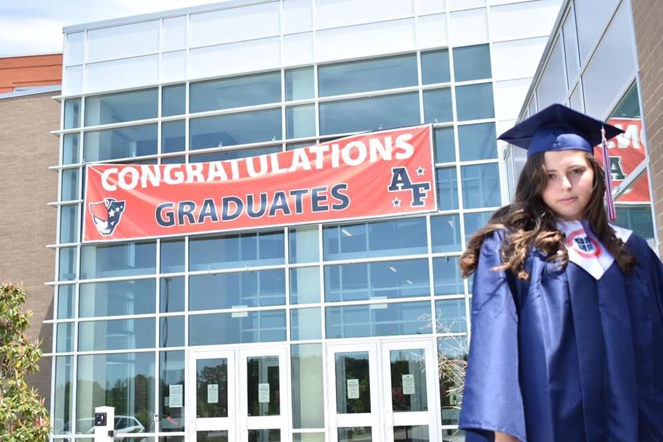 MJacobsmath's tweet photo. Congrats to my baby girl. Next stop, WPU for soccer. @AFHSClassof2020  @AClassof2020 @Soccer_AFHS @AFHSannounce https://t.co/52Syjlf99E