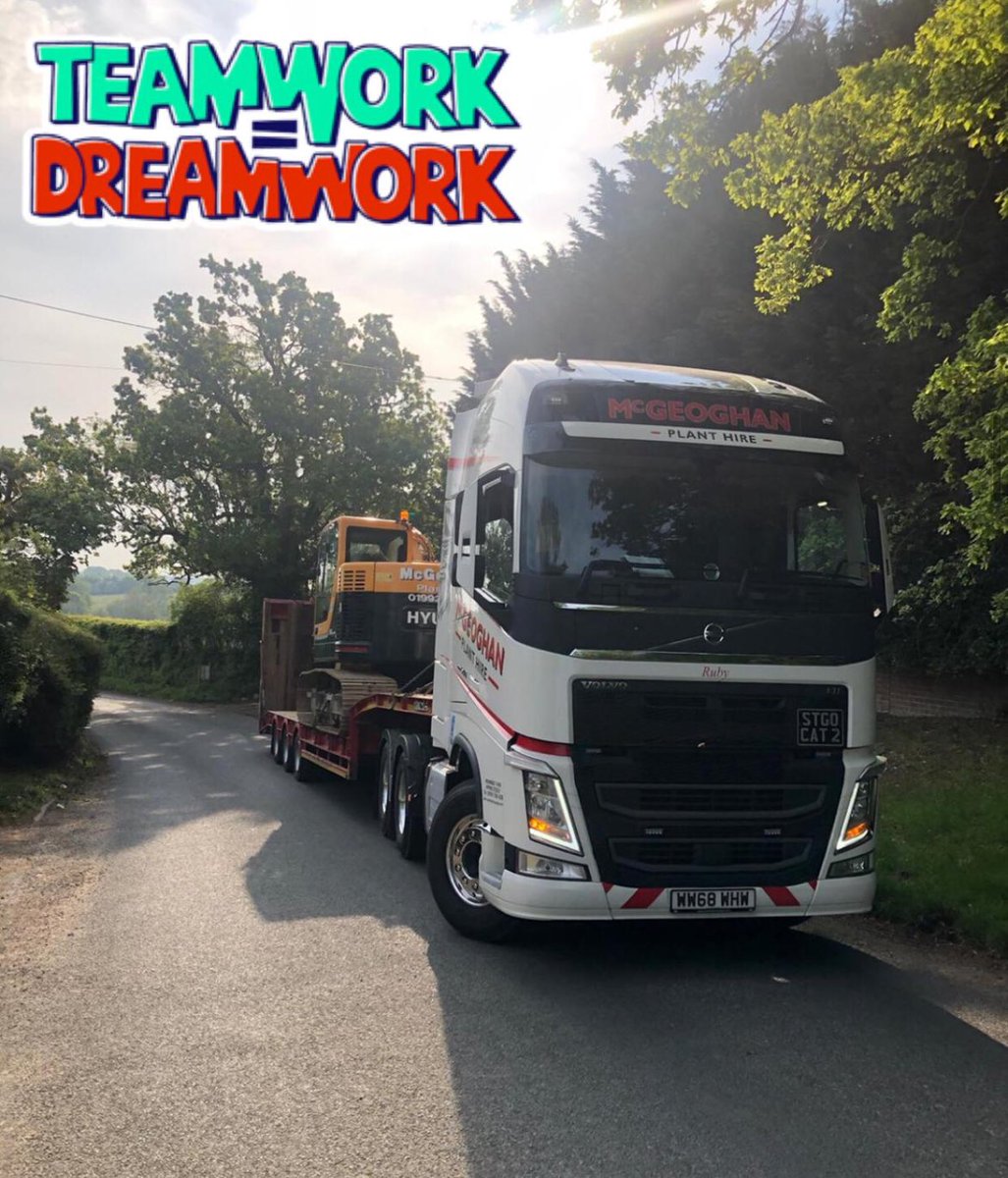 McGeoghans's tweet photo. Our client was so happy when we arranged to deliver our excavator to site this morning for essential works. Especially after being told by their previous supplier at 15:00 yesterday they could no longer supply as they forgot it was a bank holiday 😑 #aboveandbeyond #StaySafe https://t.co/qDIZFUqLvi